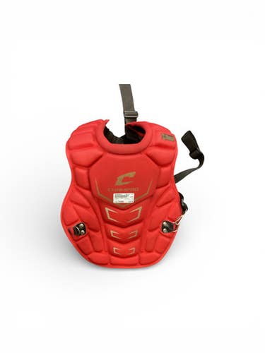 Used Champro CHEST PIECE Catchers Chest Protector Red Intermed 11846-S000098615