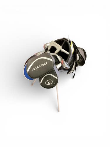 Used Top Flite STAINLESS Mens Package Set RH Black 11 Piece 11846-S000098594