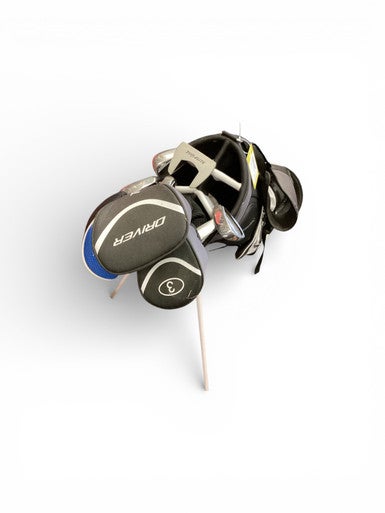 Used Top Flite STAINLESS Mens Package Set RH Black 11 Piece 11846-S000098594