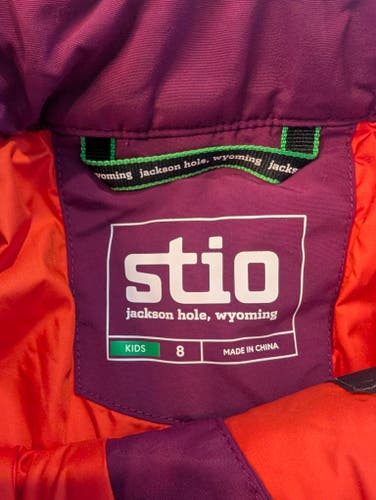 Purple Unisex Youth Medium STIO Ski Pants (Used)
