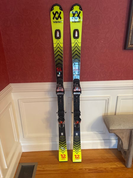 Volkl Racetiger SL 155 cm Racing Skis Max Din 12 (Used)