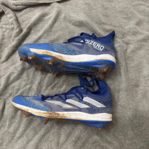 Blue Men's Size 13.0 (W 14.0) Adidas Adizero Afterburner Metal (Used)