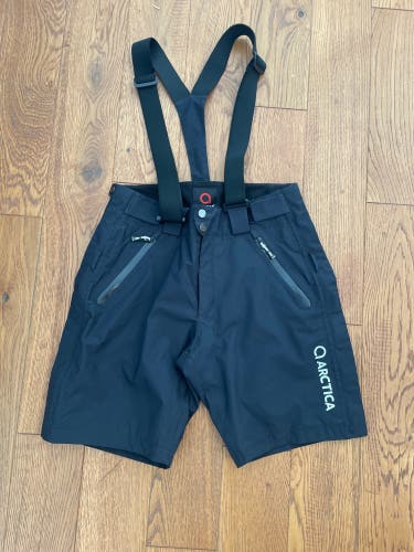 Black Unisex Adult Small Arctica Ski Racing Shorts (New)