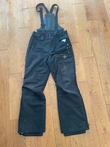 Black Size 14 Kids Unisex Descente Ski Racing Pants (Used)