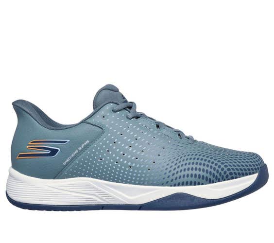 Skechers Pickleball Viper Court Reload Shoes (Slate, 9.5, Medium) Slip-ins NEW