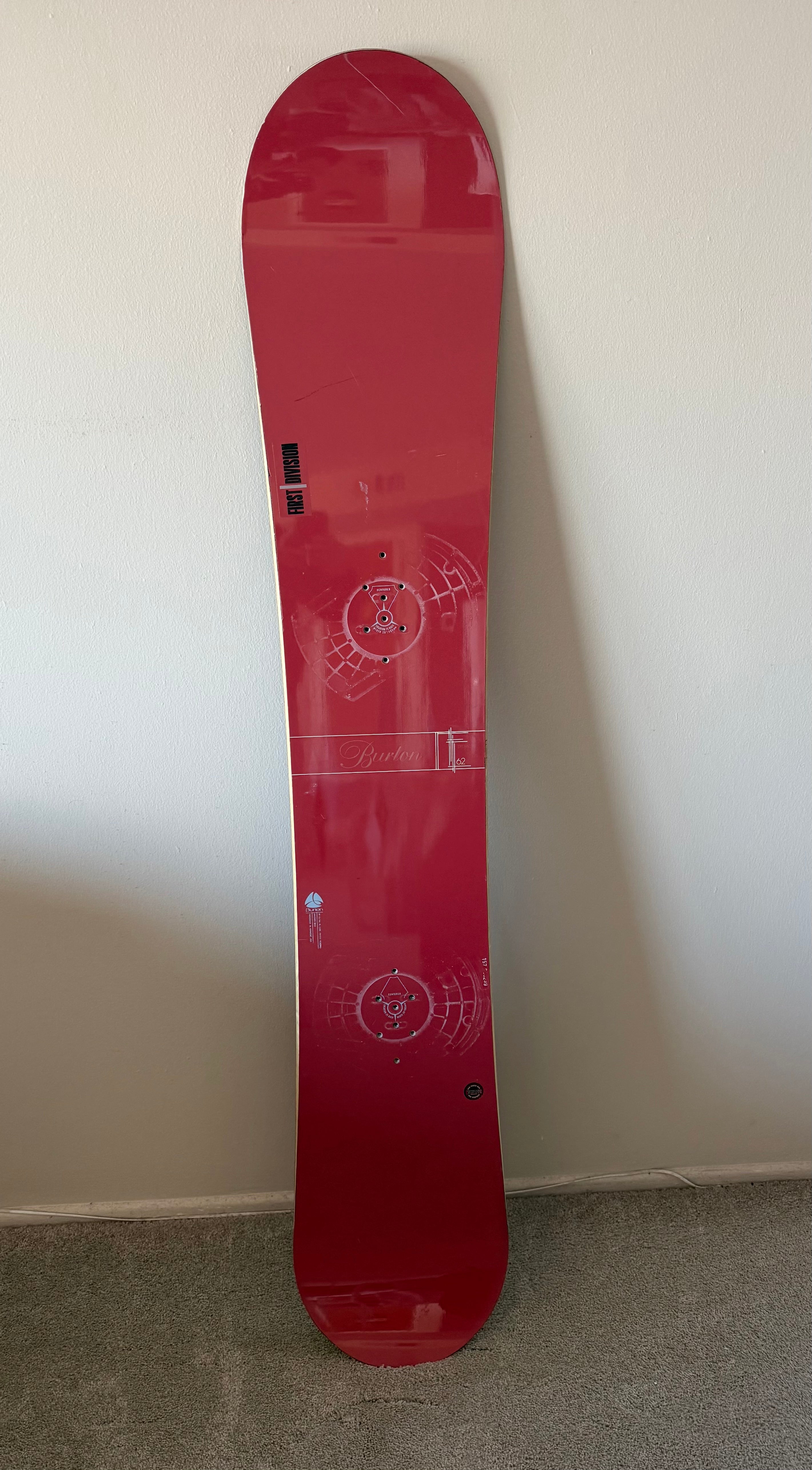 Burton FL Project Snowboard Very Stiff 162 cm | SidelineSwap | Buy