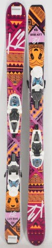K2 Luv Bug Kids Skis with Bindings - 124 cm New