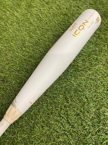 2024 Rawlings Icon Composite Bat USSSA Certified (-10) Composite 17 oz 27" (Used)