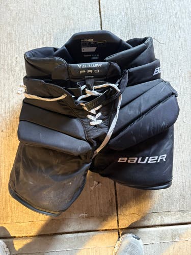 Senior Small Bauer custom Hockey Goalie Pants (Used)