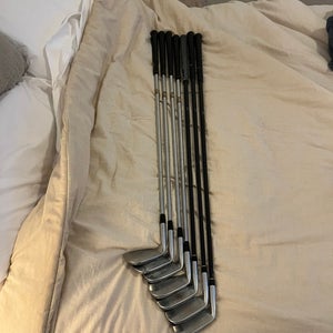 Men's Mizuno T Zoid Right Handed Iron Set Stiff Flex Steel Shaft (Used)