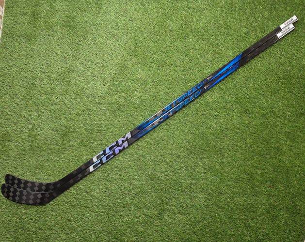 2 Pack-Senior CCM JetSpeed FT7 Pro Left Hand Hockey Stick P28 100 Flex Pro Stock (New)