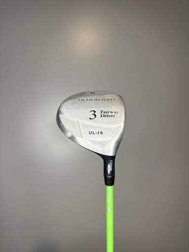 U.S. Kids Golf UL-18 3-Wood Kid Power 57-39 Youth Flex 37