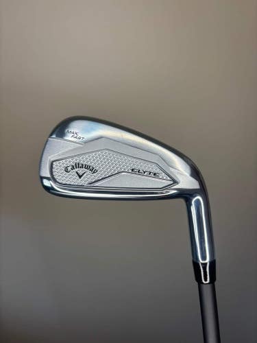 Callaway Elyte Max Fast 7-Iron Vanquish 4 R2 Senior Flex 37.25 MINT