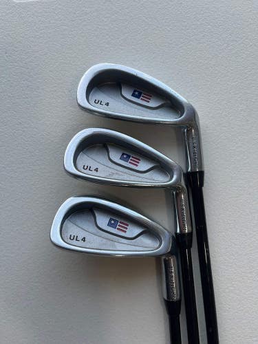U.S. Kids UL4 Iron Set 6,8,PW KidPower Youth Flex NICE
