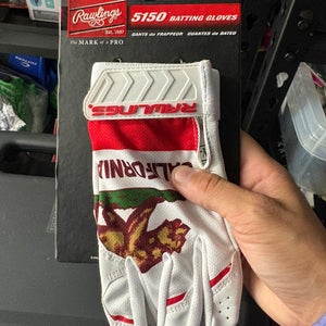 Large Rawlings 5150 Batting Gloves (New) youth