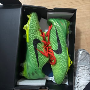 Men's Size M 12.0 (W 13.0) Nike Vapor Edge Kobe Grinch Cleats (Used)
