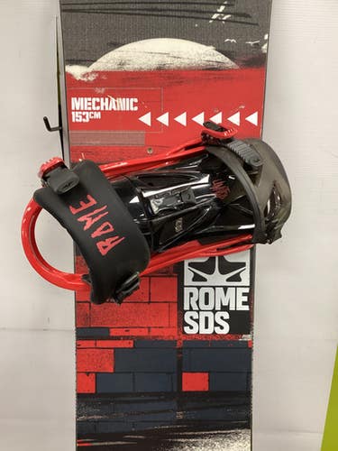 Used Rome SDS MECHANIC Mens Board/Bindings Black 153 cm 11851-S000041857