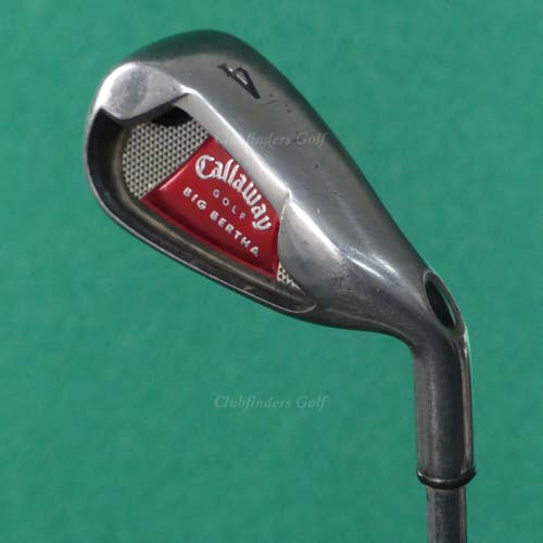 Callaway Big Bertha 2008 Single 4 Iron Factory Steel Uniflex