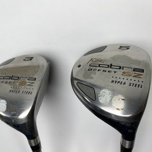 Cobra SZ 3 & 5 Fairway Wood Set 15* 18* Aldila HM Tour 50g Ladies RH