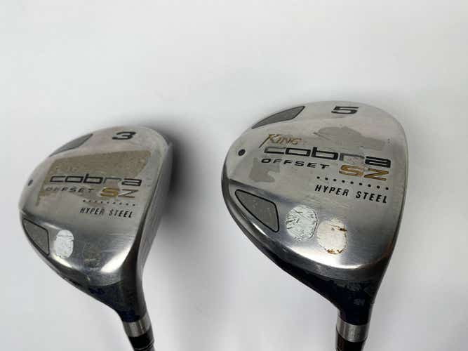 Cobra SZ 3 & 5 Fairway Wood Set 15* 18* Aldila HM Tour 50g Ladies RH
