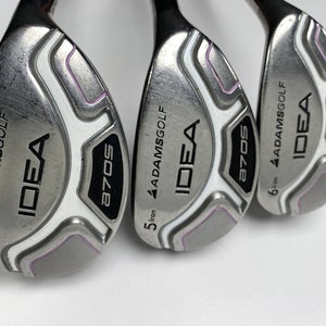 Adams Idea A7 OS Hybrid Set 4 | 5 | 6 22* 25* 28* Grafalloy Idea Ladies RH