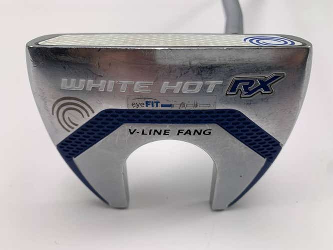 Odyssey White Hot RX V-Line Fang Double Bend Putter 35" Mens RH