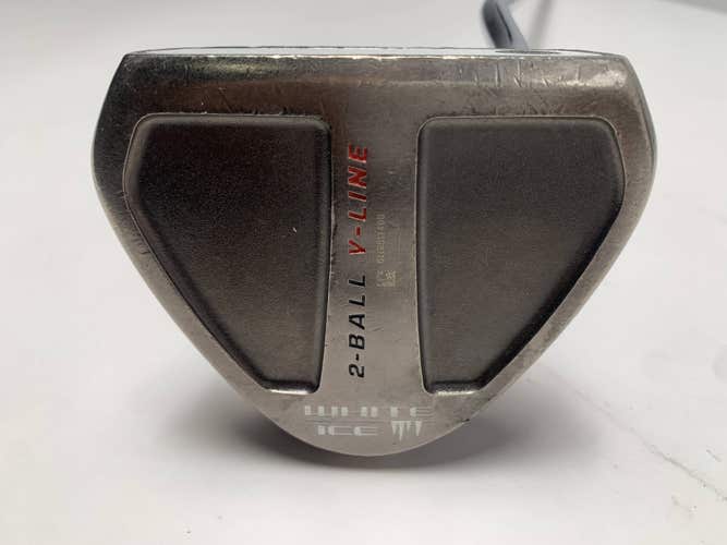Odyssey White Ice 2-Ball V-Line Putter 34.5" Mens RH