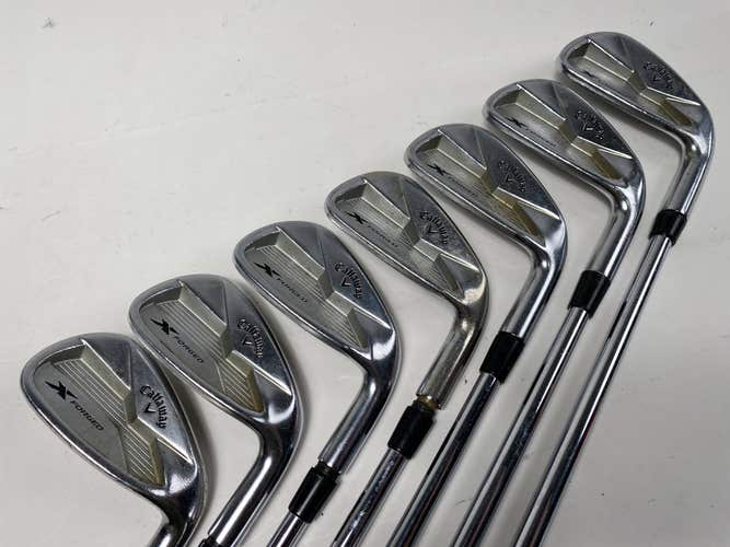 Callaway X Forged 2018 Iron Set 4-PW Project X Precision Rifle 6.0 Stiff RH