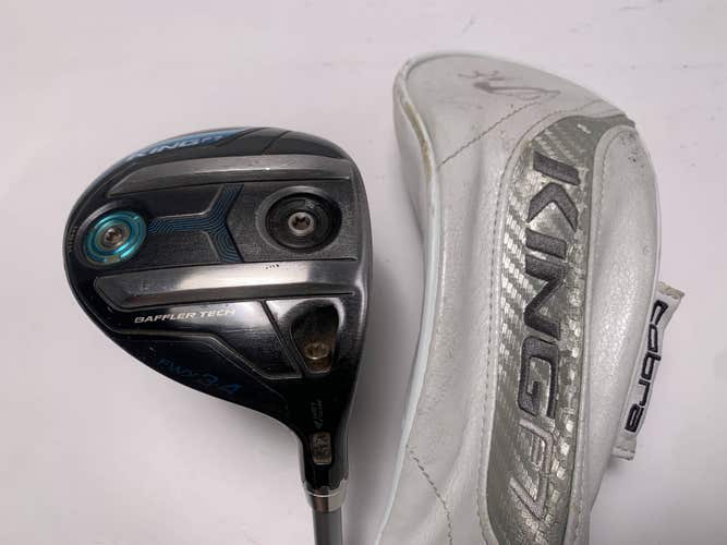 Cobra KING F7 3-4 Fairway Wood 18.5* Fujikura Pro 55g Ladies RH HC