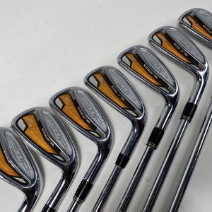 Cobra AMP Forged Iron Set 4-PW KBS Tour Stiff Plus Steel Mens RH