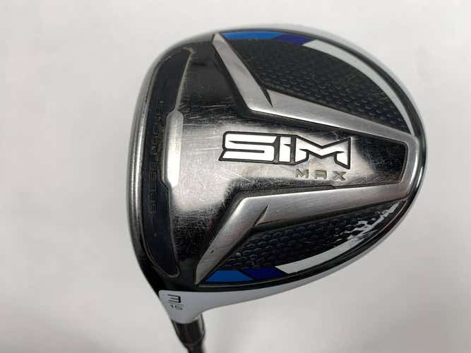 TaylorMade SIM MAX 3 Fairway Wood 15* Aldila Rogue 110 MSi 60g Stiff LH