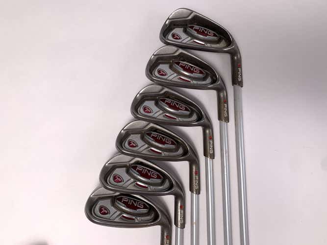 Ping Faith Iron Set 7-PW+GW+SW Red Dot 1* Flat ULT200 Ladies Graphite Womens RH