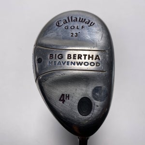 Callaway Big Bertha Heavenwood 4 Hybrid 23* RCH 75w Regular Graphite Mens RH