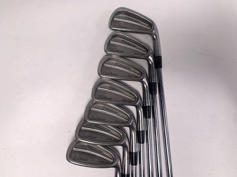 Titleist 704 CB Iron Set 3-PW True Temper Dynamic Gold S300 Stiff Mens RH- No 8i
