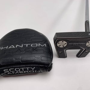 Scotty Cameron Phantom Black 5.5 2025 Putter 34" Superstroke Pistol 1.0 RH HC