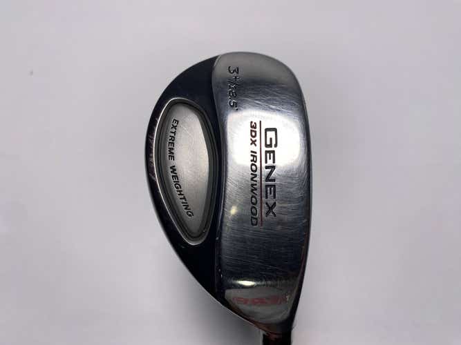 Nickent 3DX Ironwood 3 Hybrid 18.5* SpeedRated 75 75g Stiff Graphite Mens RH