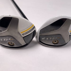 TaylorMade RocketBallz Stage 2 3HL & 5HL Fairway Wood Set 17* 21* 60g Senior RH