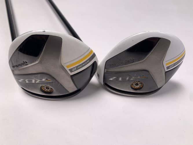 TaylorMade RocketBallz Stage 2 3HL & 5HL Fairway Wood Set 17* 21* 60g Senior RH