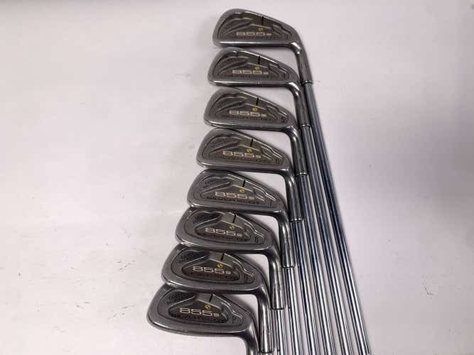 Tommy Armour 855 S Silver Scot Iron Set 3-PW Tour Step II Regular Steel Mens RH