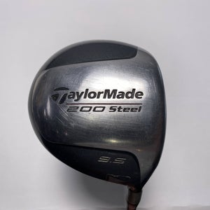 TaylorMade 200 Steel Driver 9.5* Lite 90g Stiff Graphite Mens RH -1''