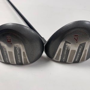 Orlimar Trimetal  &  Fairway Wood Set 13* 17* Trimetal Ultralite Regular Mens RH