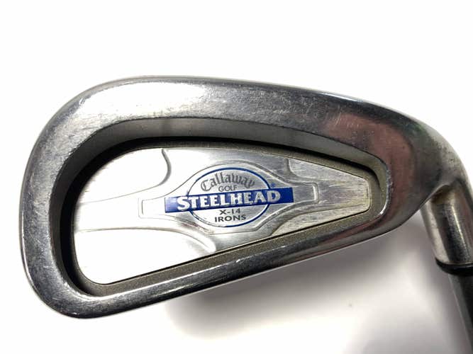 Callaway X-14 Single 4 Iron Steelhead X-14 Gems Regular Steel Mens RH