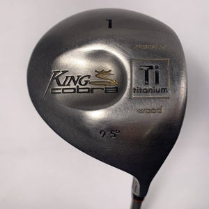 Cobra King Cobra Titanium Driver 9.5* AutoClave Stiff Graphite Mens RH