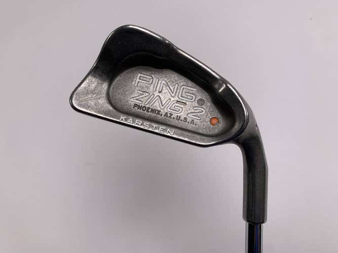 Ping Zing 2 Single 1 Iron Orange Dot 2* Flat Karsten JZ Stiff Steel Mens RH