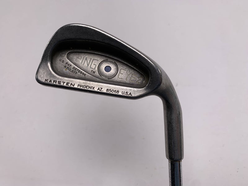 Ping Eye 2 Single 1 Iron Blue Dot 1* Up Karsten ZZ-Lite Regular Steel Mens RH