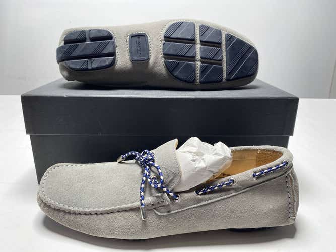 Bugatchi Monte Carlo Moccasin Casual Shoes Grey Men's SZ 8 (JK118 GRIGIO)