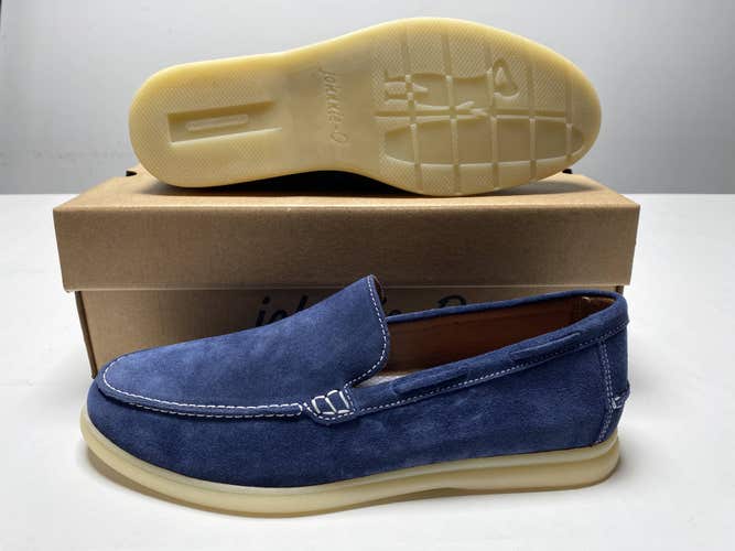 Johnnie-O Malibu Moccassin 2.0 Casual Shoes Blue Men's SZ 9 (JMFW1700)