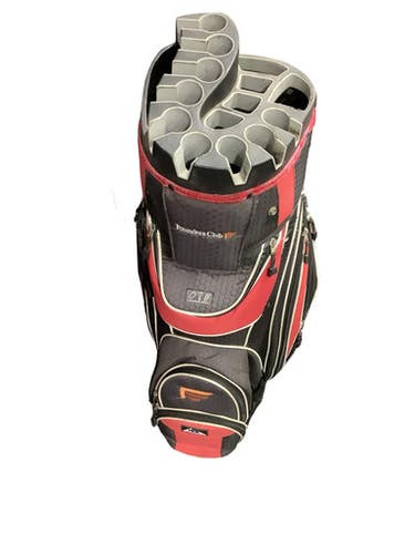 Used Founders Club PREMIUM 14 WAY CART BAG Mens Cart Bag Black And Red 11347-S000261686