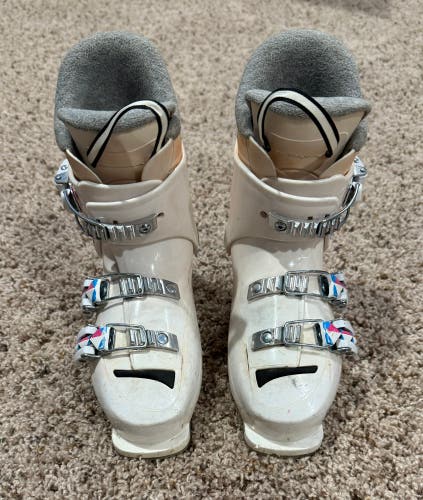 Mondo 20 & 20.5 Kid's Rossignol Fun Girl All Mountain Ski Boots Soft Flex (Used)