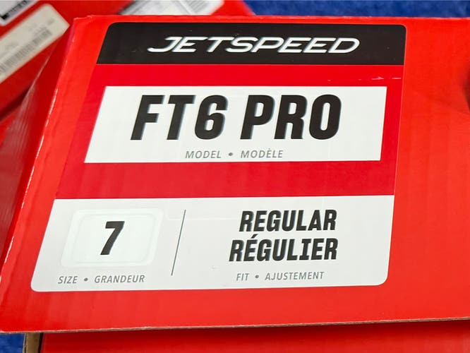 BRAND NEW IN BOX- CCM JetSpeed FT6 Pro Hockey Skates Regular Width 7 (New)